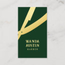 Search for red and gold business cards Hairstylist