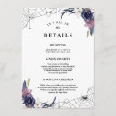 Search for halloween wedding enclosure cards Black and white