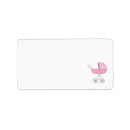 Search for pram return address labels Pink