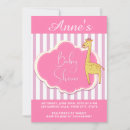 Search for zebra baby girl shower invitations Stripes