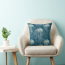 Search for blue and white fish cushions Marine