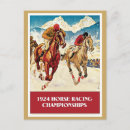 Search for vintage horse racing postcards Horses