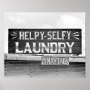 Search for laundry signs Retro