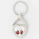 Search for ladybug love key rings Red
