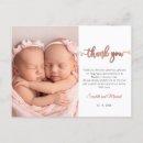 Search for twins thank you cards Newborn