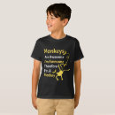 Search for funny monkey kids tshirts Humor