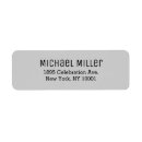 Search for font return address labels Bold