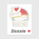 Search for pontoon boat stickers Vintage