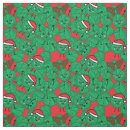 Search for funny christmas fabric Green