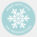 Search for love snow stickers Blue white