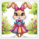 Search for cute cartoon bunny stickers Adorable