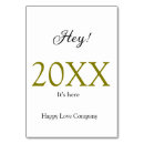 Search for new year table cards Calligraphy typography elegant