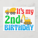 Search for 2nd birthday boy Construction vehicle