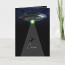 Search for abductions cards Flying saucer