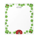 Search for clover notepads Four leaf clover