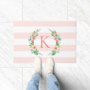 Search for pink floral doormats Tropical