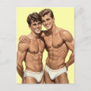 Search for vintage male postcards Illustration