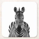 Search for african safari coasters Black and white