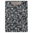 Search for floral clipboards Black and white