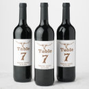 Search for wedding table numbers bottle labels Elegant