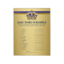 Search for word scramble games Boy baby shower