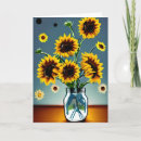 Search for sunflower cards Yellow flowers