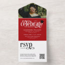 Search for red rsvp invitations Qr code rsvp