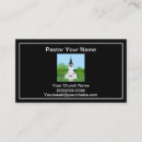 Search for pastor business cards Black