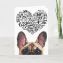 Search for bulldog valentines day cards Red