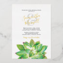 Search for succulent wedding invitations Elegant