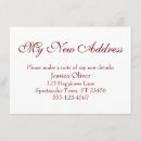 Search for red 4x6 invitations Change of address