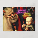 Search for merry krampus postcards Xmas