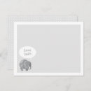 Search for elephant note cards Grey