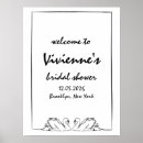 Search for bridal shower welcome signs Black and white