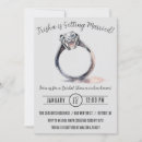 Search for engagement ring bridal shower invitations Modern