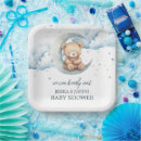 Search for teddy bear baby shower plates Boy