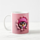 Search for pink penguin mugs Adorable