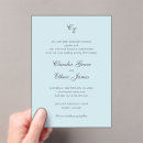 Search for powder blue wedding invitations Elegant