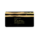 Search for gold wedding return address labels Foil