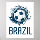 Search for brazil football posters Soccer