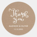 Search for rustic thank you wedding stickers Script