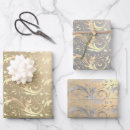 Search for gold and silver christmas wrapping paper Pattern
