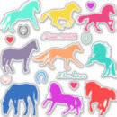 Search for love to ride stickers Pony
