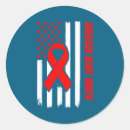 Search for american heart month stickers Red