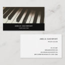 Search for piano business cards Musical