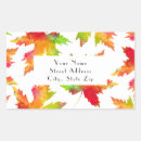 Search for red yellow orange green stickers Autumn
