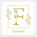 Search for letter f monogram stickers Gold