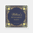 Search for retirement party napkins Masculine