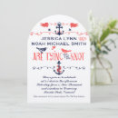 Search for red beach wedding invitations Navy