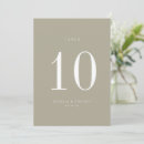 Search for table numbers invitations Simple